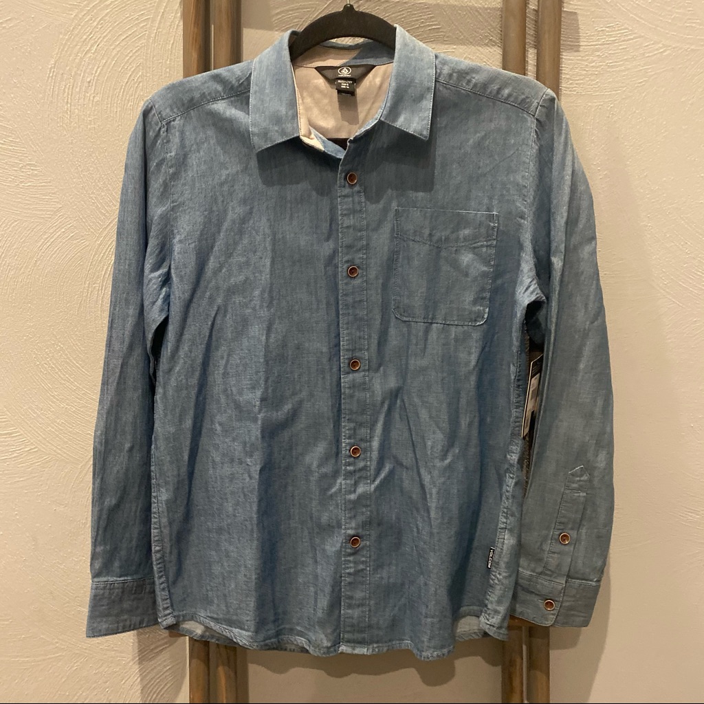 Nwt Volcom Hudson Button Down